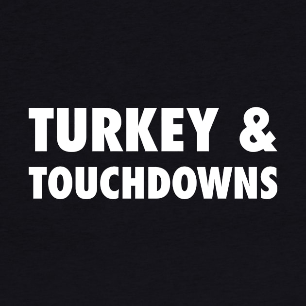 Turkey and Touchdowns by zubiacreative